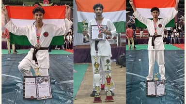 Gangolli&#8217;s Mohammed Rashdan Shines at 3rd International Level Open Karate Championship 2025 in&nbsp;Shivamogga
