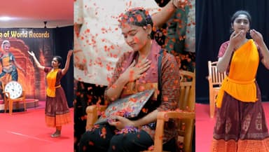Udupi: Vidhushi Deeksha V. Breaks World Record with Over 170 Hours of Continuous&nbsp;Bharatanatyam