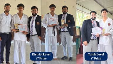 Gangolli: G. Mohammad Rashdan Wins First Prize in District-Level Karate&nbsp;Competition