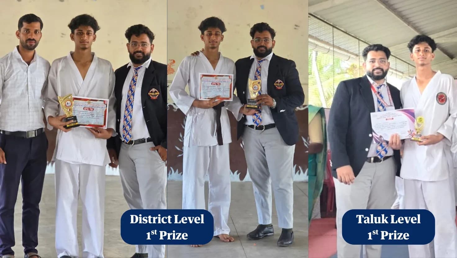 Gangolli: G. Mohammad Rashdan Wins First Prize in District-Level Karate&nbsp;Competition