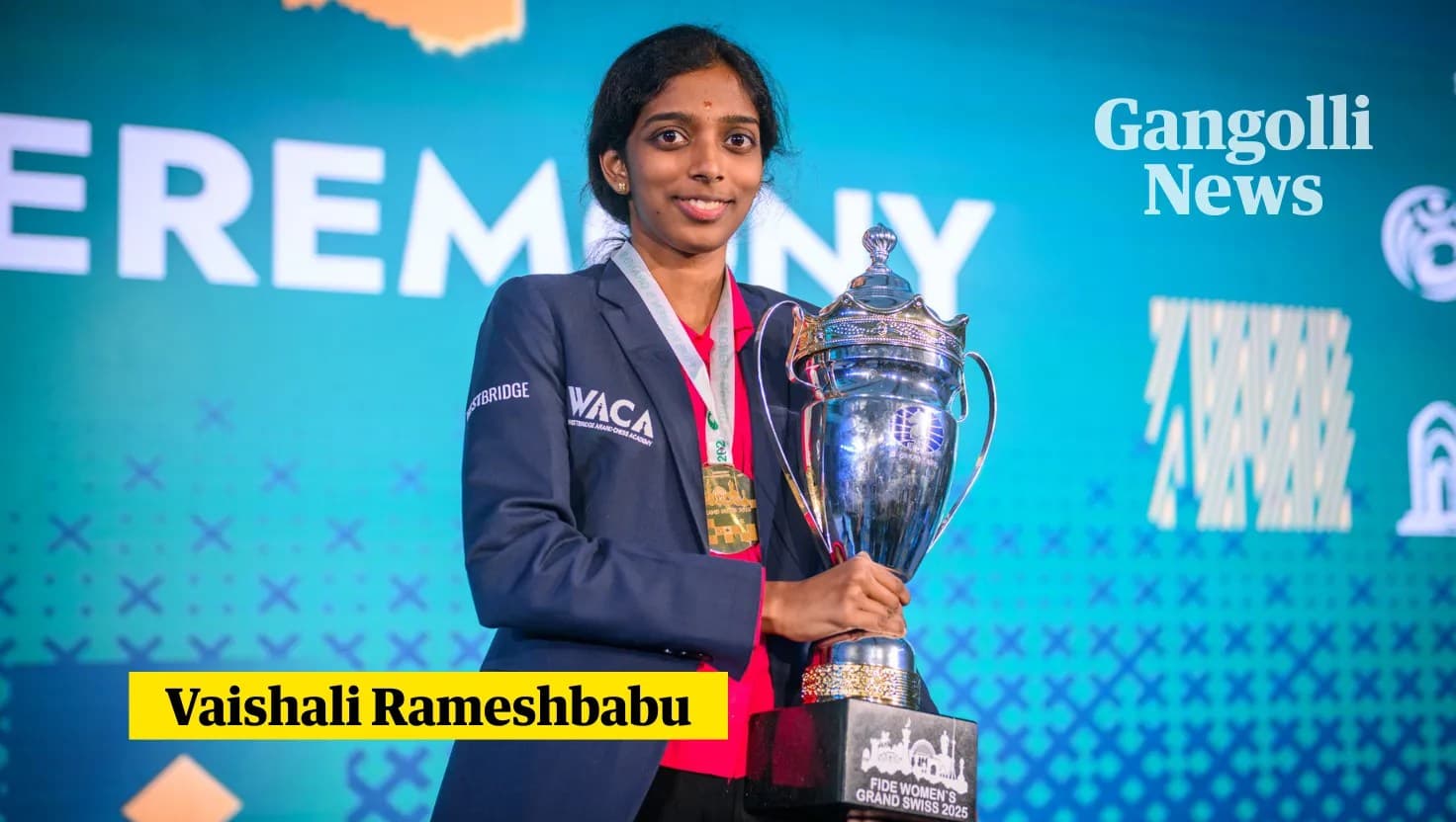 Vaishali Rameshbabu Makes Chess History: Back-to-Back Champion at FIDE Women’s Grand Swiss&nbsp;2025