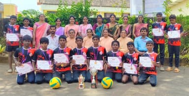 Gangolli: Stella Maris English Medium School Students Qualify for District-Level Throwball&nbsp;Tournament