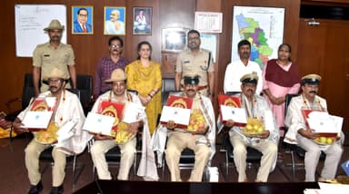 ನಿವೃತ್ತ ಪೊಲೀಸ್ ಅಧಿಕಾರಿಗಳ&nbsp;ಬೀಳ್ಕೊಡುಗೆ