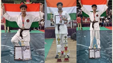 Gangolli&#8217;s Mohammed Rashdan Shines at 3rd International Level Open Karate Championship 2025 in&nbsp;Shivamogga