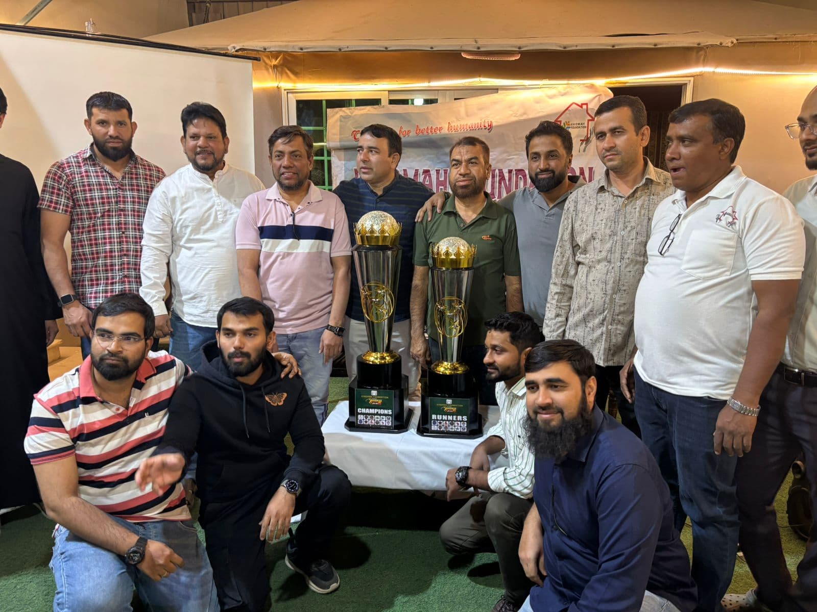 Khidmah Foundation Launches Cricket Tournament with Grand Trophy Ceremony in Riyadh