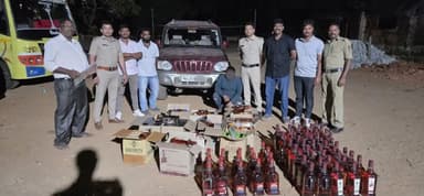 Illegal Liquor Smuggled from Goa in Scorpio Vehicle Seized; Hubli Man Arrested in Chittakula