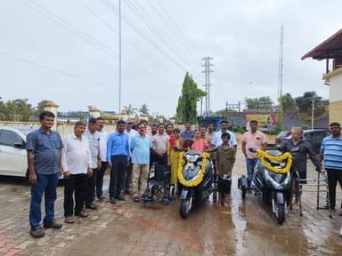ಹೊನ್ನಾವರ: ವಿಕಲಚೇತನರಿಗೆ ತ್ರಿ-ಚಕ್ರ ವಾಹನ ವಿತರಣೆ