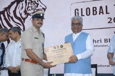 ಜೋಯಿಡಾ ಅರಣ್ಯಾಧಿಕಾರಿ ಗುರುರಾಜ್ ಗೌಡರಿಗೆ NTCA ರಾಷ್ಟ್ರೀಯ ಪ್ರಶಸ್ತಿ ಪ್ರದಾನ