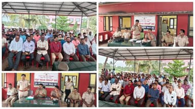 ಭಟ್ಕಳ: ಗಣೇಶ ಚತುರ್ಥಿ ಶಾಂತಿಯುತ ಆಚರಣೆಗೆ ಗ್ರಾಮೀಣ ಪೊಲೀಸ್ ಠಾಣೆಯಲ್ಲಿ ಶಾಂತಿ ಸಭೆ