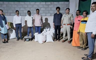 ಮೊಳಹಳ್ಳಿ: ಅಕ್ರಮ ಪಡಿತರ ಅಕ್ಕಿ ದಾಸ್ತಾನು; ಕೋಟ ಪೊಲೀಸರಿಂದ ದಾಳಿ, 8 ಕ್ವಿಂಟಾಲ್ ಅಕ್ಕಿ ಜಪ್ತಿ