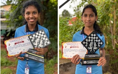 ಜನತಾ ನ್ಯೂ ಇಂಗ್ಲೀಷ್ ಮೀಡಿಯಂ ಸ್ಕೂಲ್: ವಲಯ ಮಟ್ಟದ ಚೆಸ್ ಪಂದ್ಯಾಟದಲ್ಲಿ ಇಶಾನ್ವಿ ಮತ್ತು ಸಮೃದ್ಧಿ ಜಿಲ್ಲಾ ಮಟ್ಟಕ್ಕೆ